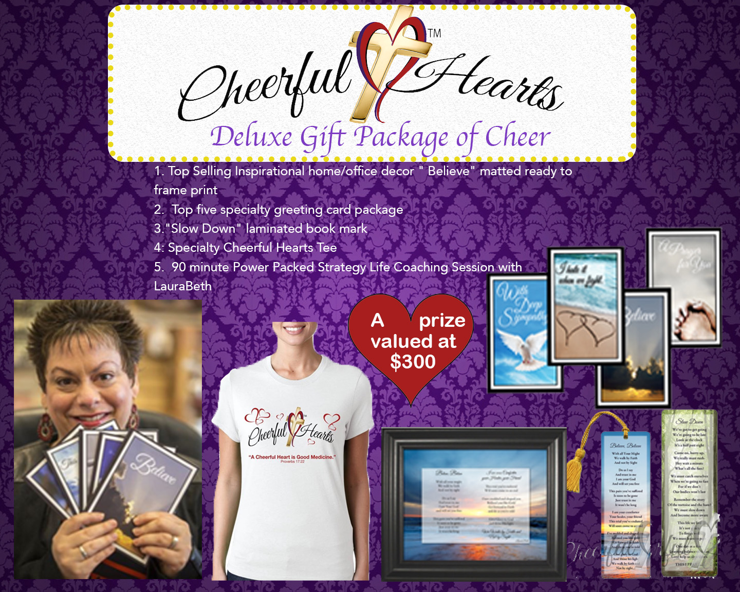 Win a Deluxe Gift Package of Cheer – a $300 Value!!