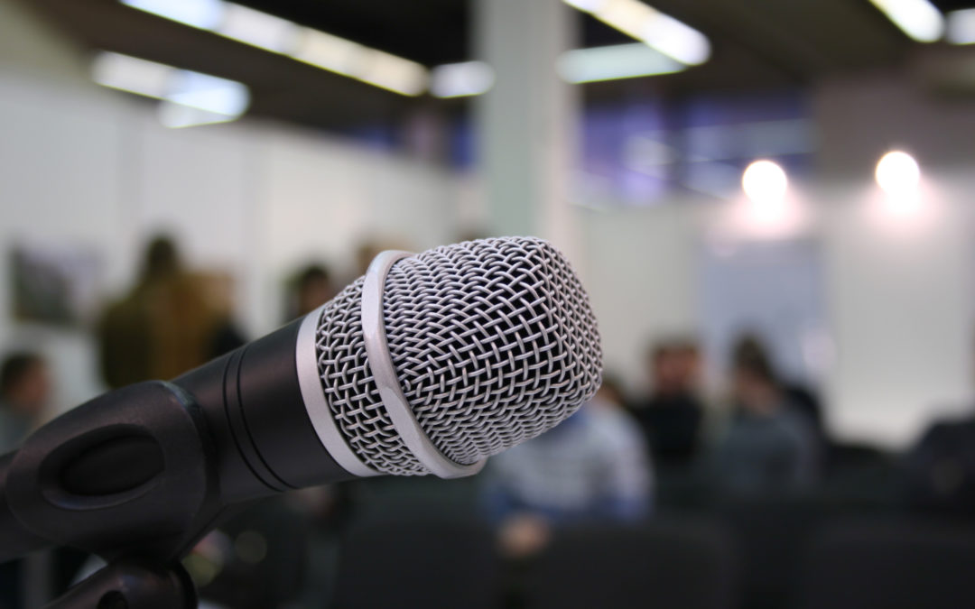 Microphone Austin corporate motivational speaker
